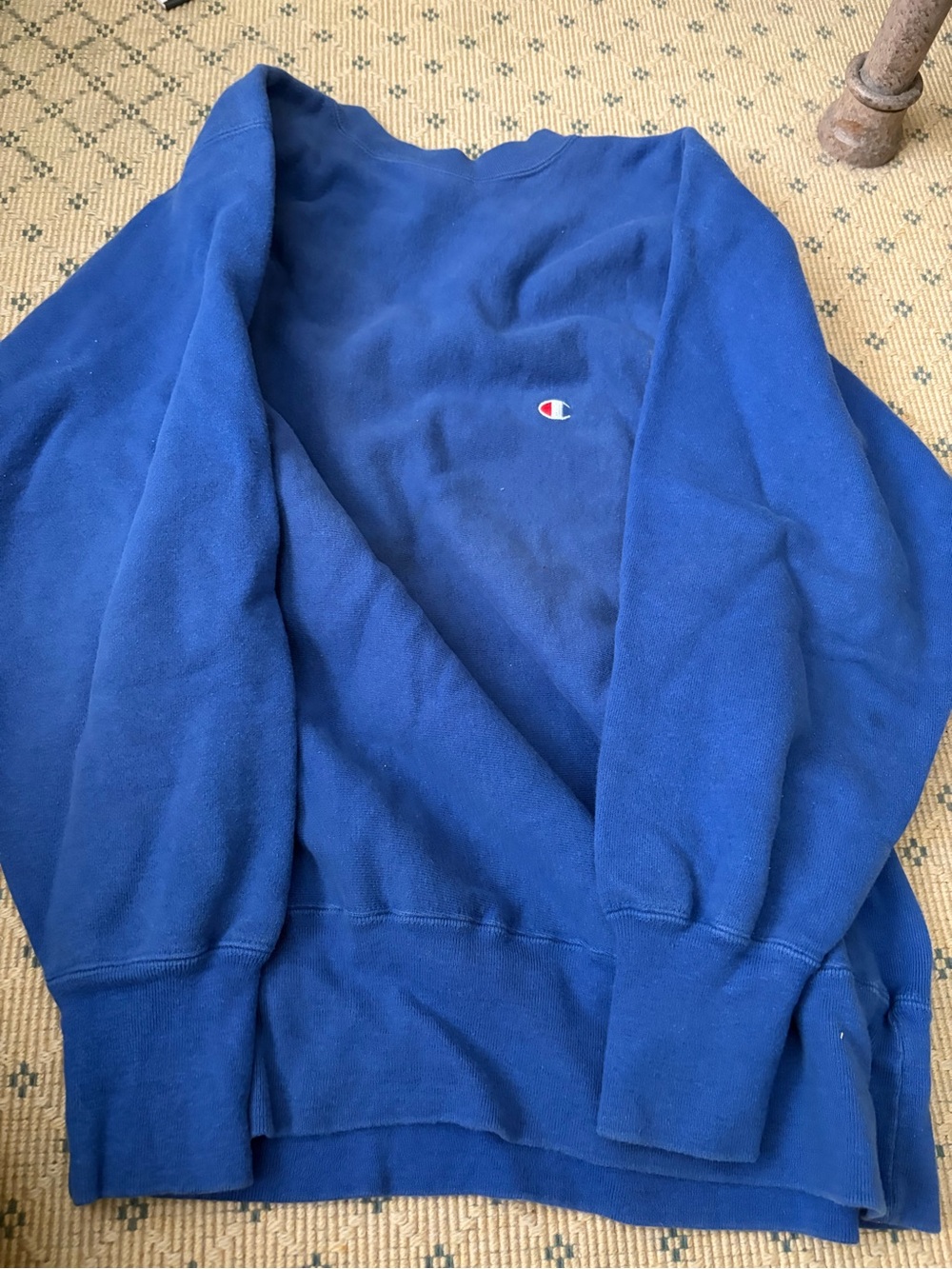 Champion Reverse Weave Pullover in Blue